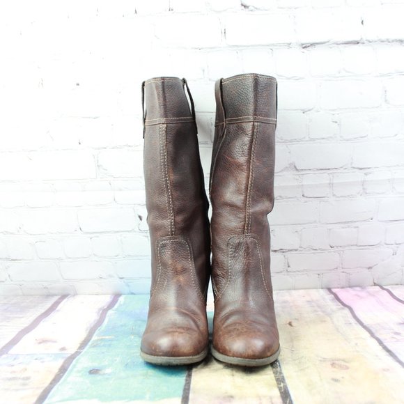 TIMBERLAND Mid Calf Slip On Winter Casual Boots 7 - Picture 4 of 9